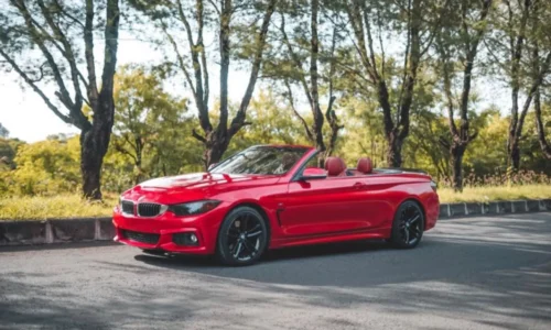 BMW 428I Red Best Rent Bali