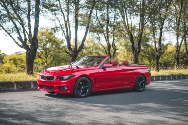 BMW 428I Red Best Rent Bali