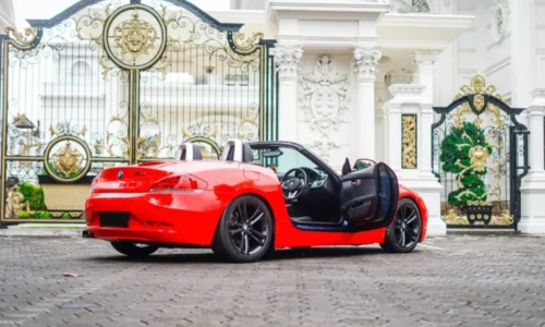 BMW Z4 Red Best Rent Bali