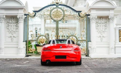 BMW Z4 Red Best Rent Bali