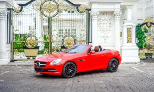 MERCY SLK RED Best Rent Bali