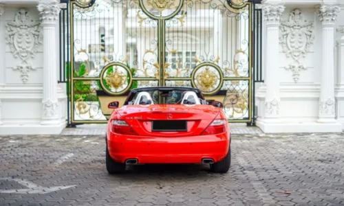 MERCY SLK RED Best Rent Bali