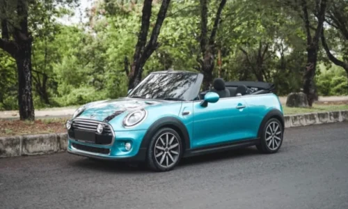 MINI COOPER CABRIO BLUE Best Rent Bali