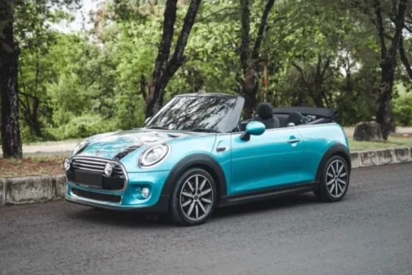 MINI COOPER CABRIO BLUE Best Rent Bali