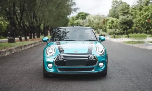 MINI COOPER CABRIO BLUE Best Rent Bali