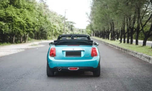 MINI COOPER CABRIO BLUE Best Rent Bali