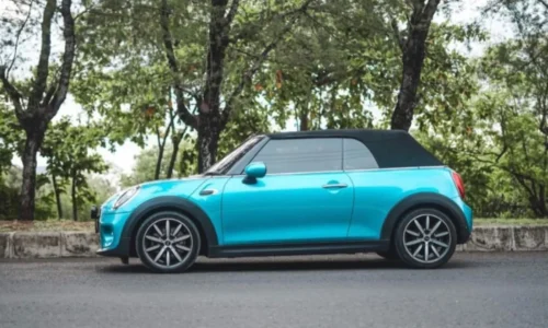 MINI COOPER CABRIO BLUE Best Rent Bali