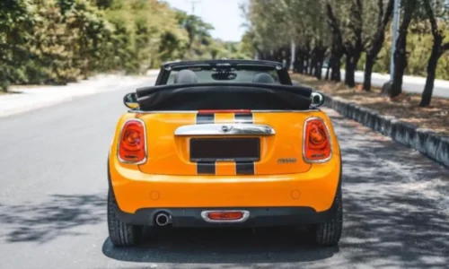 MINI COOPER CABRIO ORANGE Best Rent Bali