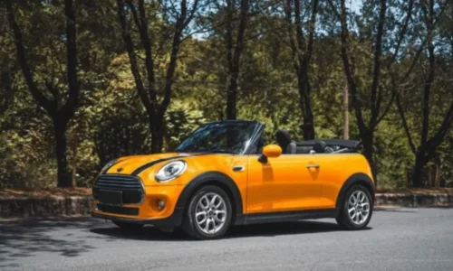 MINI COOPER CABRIO ORANGE Best Rent Bali