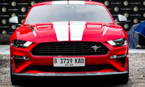 MUSTANG COUPE RED Best Rent Bali