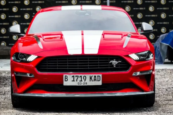 MUSTANG COUPE RED Best Rent Bali