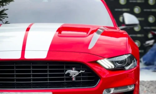 MUSTANG COUPE RED Best Rent Bali