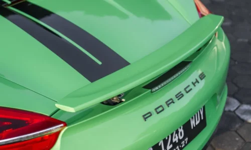 PORSCHE BOXTER GREEN Best Rent Bali