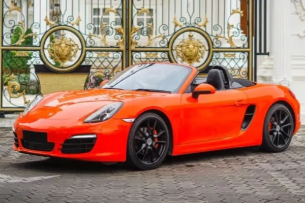 PORSCHE BOXTER ORANGE Best Rent Bali