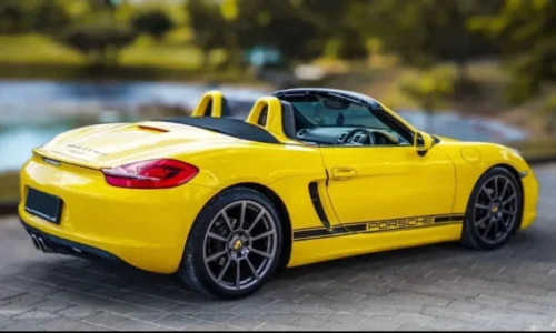 Porsche Boxter Yellow